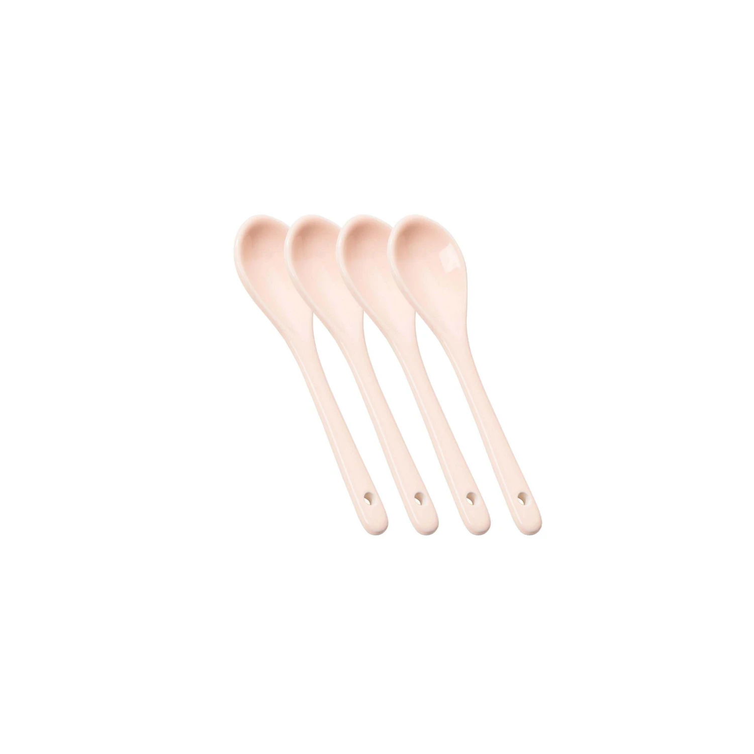 4x Eierlöffel Glänzend SPHERE In Hellrosa 1 4x Eierlöffel Glänzend SPHERE In Hellrosa