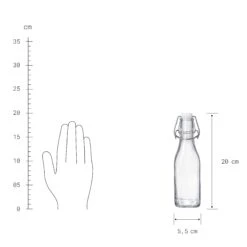 4x Flasche Mit Bügelverschluss 250ml SWING In Transparent 9 4x Flasche Mit Bügelverschluss 250ml SWING In Transparent -Butlers butlers 4x flasche mit bugelverschluss 250ml swing in transparent 3