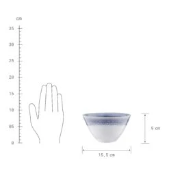 4x Schale 640ml ATLANTIS In Blau 13 4x Schale 640ml ATLANTIS In Blau -Butlers butlers 4x schale 640ml atlantis in blau 3