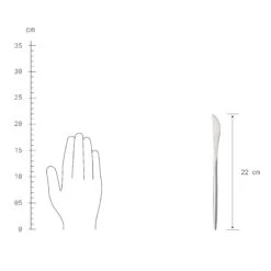 Besteck-Set 4-tlg. Matt STILETTO In Silber -Butlers butlers besteck set 4 tlg matt stiletto in silber 3