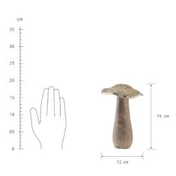 Deko-Pilz Höhe 19cm HARVEST SPLENDOR In Gold 6 Deko-Pilz Höhe 19cm HARVEST SPLENDOR In Gold -Butlers butlers deko pilz hohe 19cm harvest splendor in gold 2