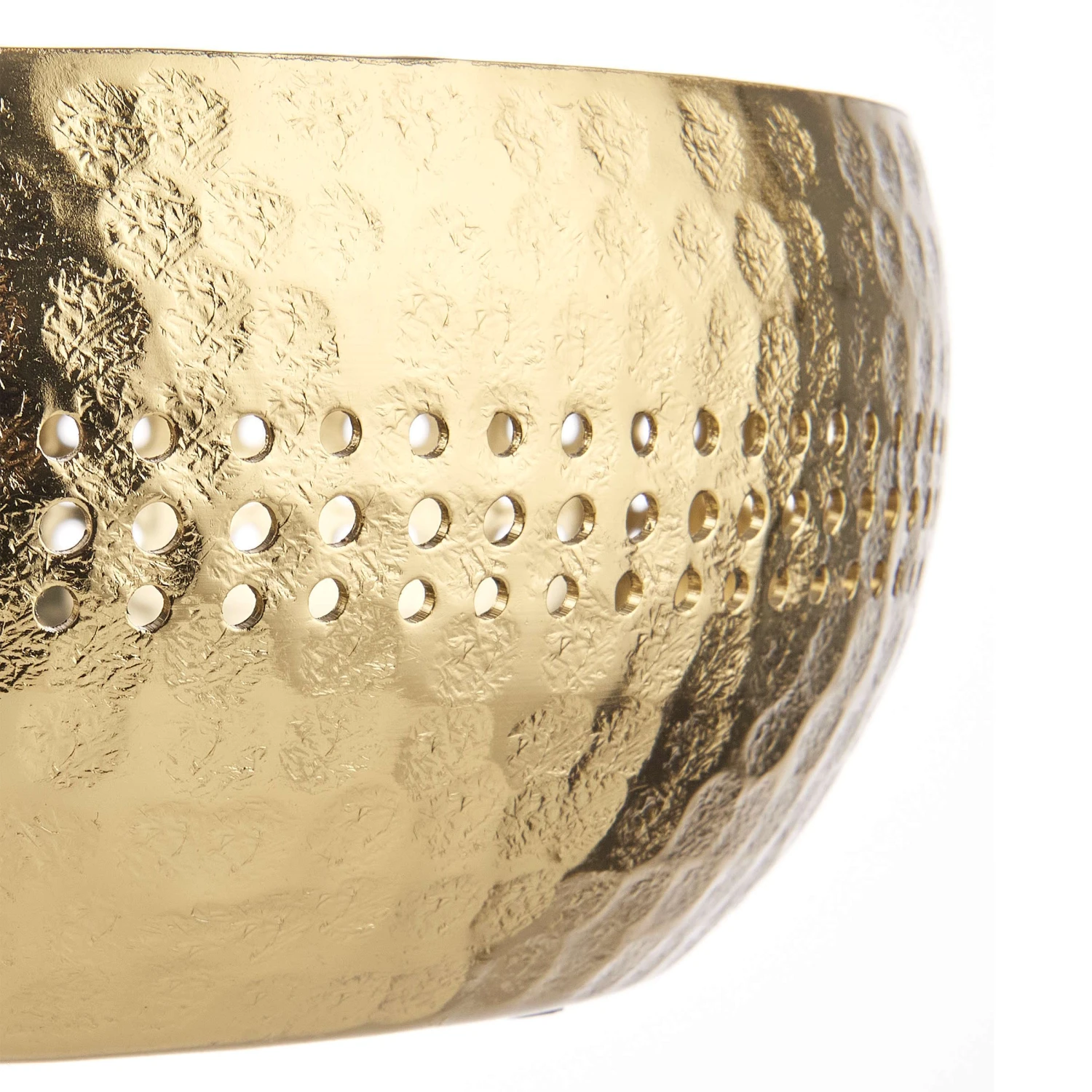 Deko-Schale Mit Lochrand Ø27cm BALI In Gold 5 Deko-Schale Mit Lochrand Ø27cm BALI In Gold – Bild 5