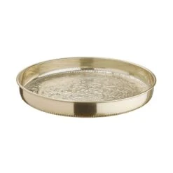 Bestseller 17 Deko Tablett Ø46cm ORIENTAL LOUNGE In Gold