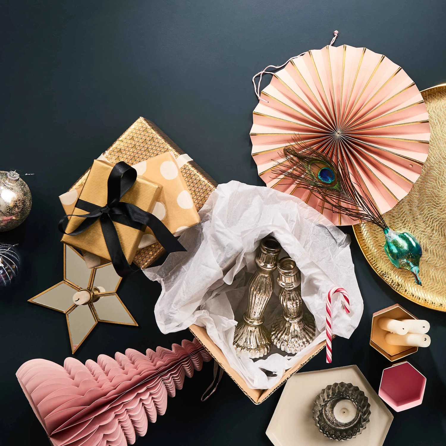 Deko-Teller Ø38cm GOLDEN STAR In Gold 4 Deko-Teller Ø38cm GOLDEN STAR In Gold – Bild 4