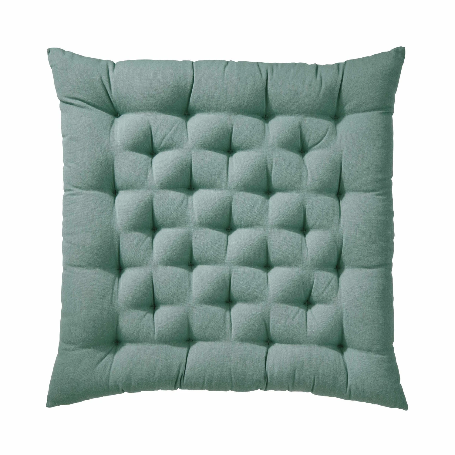 Futonkissen L 42 X B 42cm SOLID In Salbei 1 Futonkissen L 42 X B 42cm SOLID In Salbei