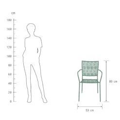 Gartenstuhl Stapelbar NANCY In Salbei 9 Gartenstuhl Stapelbar NANCY In Salbei -Butlers butlers gartenstuhl stapelbar nancy in salbei 2