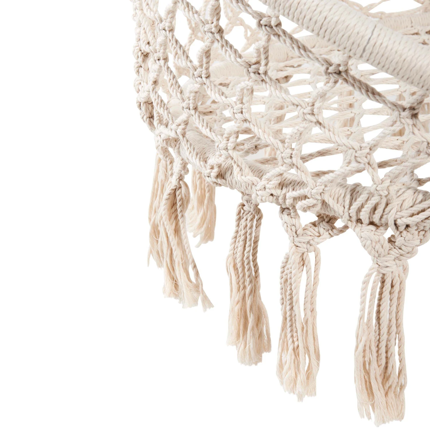 Hängesessel Mit Fransen Ø100cm PARADISE NOW In Creme 9 Hängesessel Mit Fransen Ø100cm PARADISE NOW In Creme – Bild 9
