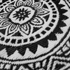 In- & Outdoor-Teppich Circles L 180 X B 118cm COLOUR CLASH In Schwarz-Weiß 11 In- & Outdoor-Teppich Circles L 180 X B 118cm COLOUR CLASH In Schwarz-Weiß -Butlers butlers in and outdoor teppich circles l 180 x b 118cm colour clash in schwarz weiss 4