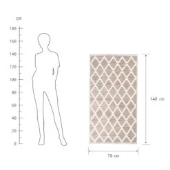In- & Outdoor-Teppich Rauten L 140 X B 70cm COLOUR CLASH In Natur 6 In- & Outdoor-Teppich Rauten L 140 X B 70cm COLOUR CLASH In Natur -Butlers butlers in and outdoor teppich rauten l 140 x b 70cm colour clash in natur 2