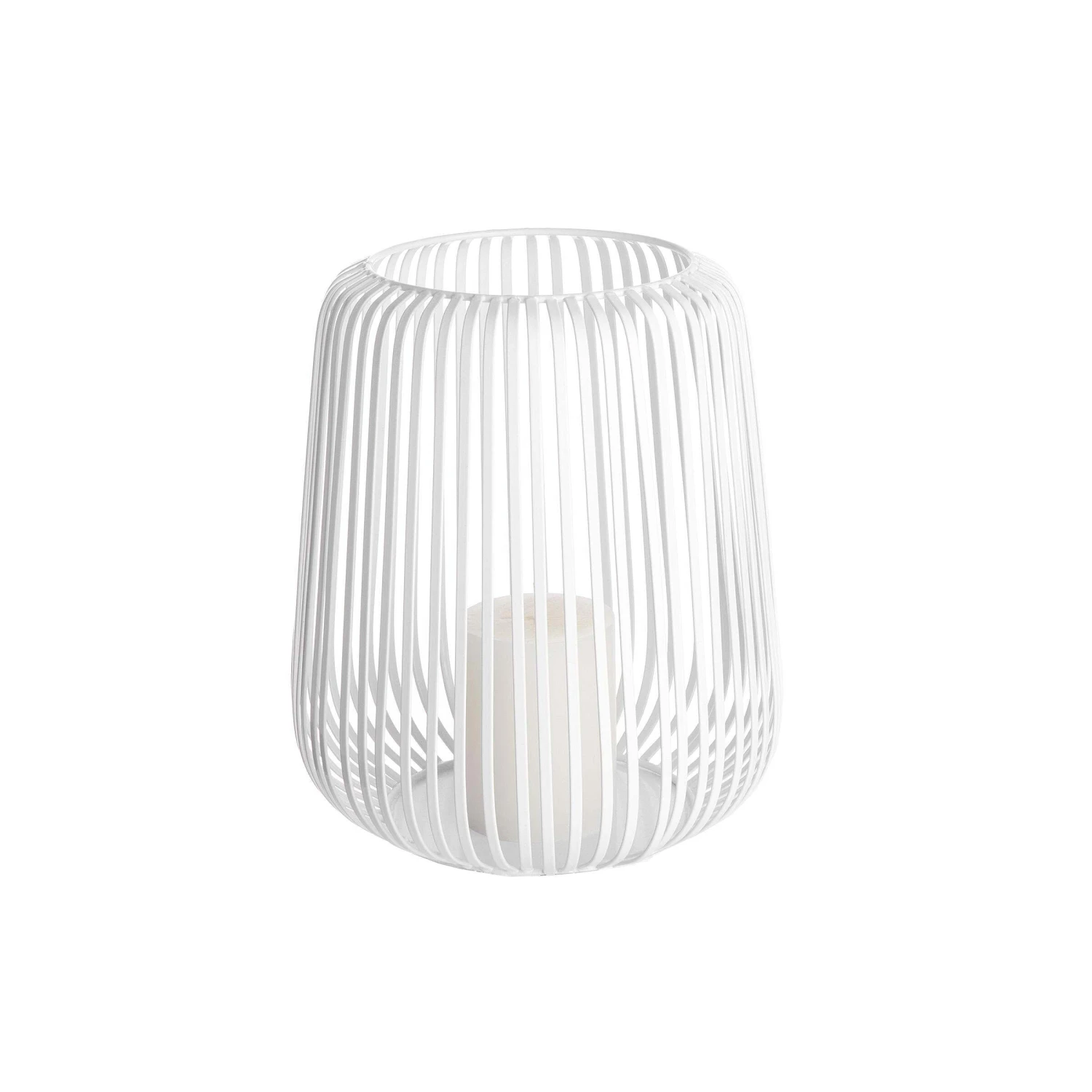 Laterne Höhe 25cm COCOON In Weiß 3 Laterne Höhe 25cm COCOON In Weiß – Bild 3