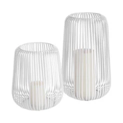 Laterne Höhe 25cm COCOON In Weiß 10 Laterne Höhe 25cm COCOON In Weiß -Butlers butlers laterne hohe 25cm cocoon in weiss 4