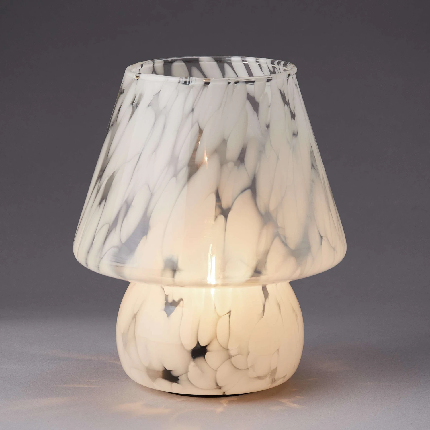 LED Leuchte Höhe 21cm MISS MARBLE In Hellblau 2 LED Leuchte Höhe 21cm MISS MARBLE In Hellblau – Bild 2