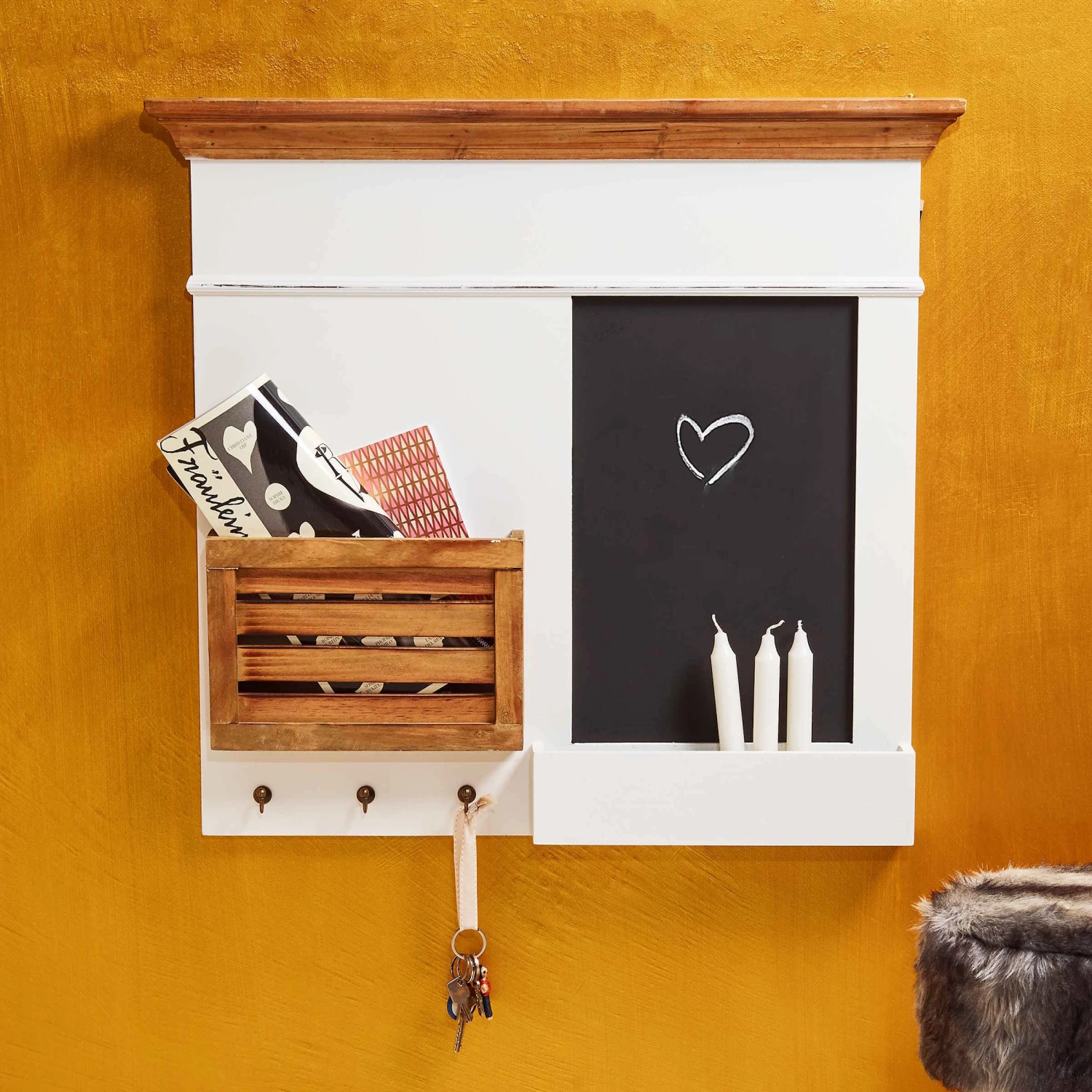 Memoboard CAMPAGNE In Weiß 4 Memoboard CAMPAGNE In Weiß – Bild 4