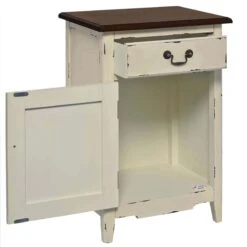 Nachttisch CABOTT COVE In Creme-Braun -Butlers butlers nachttisch cabott cove in creme braun 6