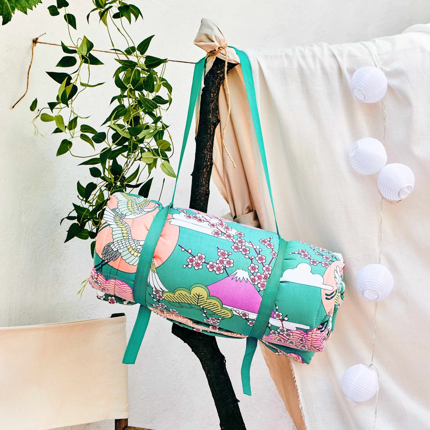 Picknickdecke Japan B 140 X T 180cm PICNIC DELUXE In Bunt 6 Picknickdecke Japan B 140 X T 180cm PICNIC DELUXE In Bunt – Bild 6