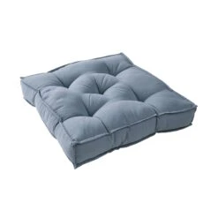 Sitzkissen L 40 X B 40cm SOLID In Blau 6 Sitzkissen L 40 X B 40cm SOLID In Blau -Butlers butlers sitzkissen l 40 x b 40cm solid in blau 2