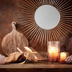 Spiegel Sonnenförmig Ø76cm DEL SOL In Gold -Butlers butlers spiegel sonnenformig o76cm del sol in gold 5