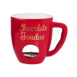 Tasse Mit 2 Gabeln CHOCOLATE FONDUE In Rot -Butlers butlers tasse mit 2 gabeln chocolate fondue in rot 3