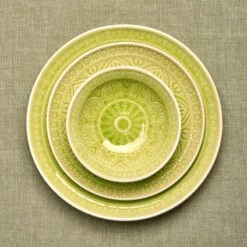 Teller Ø25cm SUMATRA In Hellgrün -Butlers butlers teller o25cm sumatra in hellgrun 2