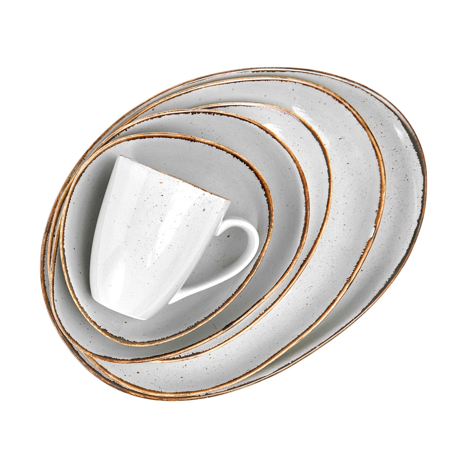 Teller-Set 8-tlg. FINCA In Grau 7 Teller-Set 8-tlg. FINCA In Grau – Bild 7